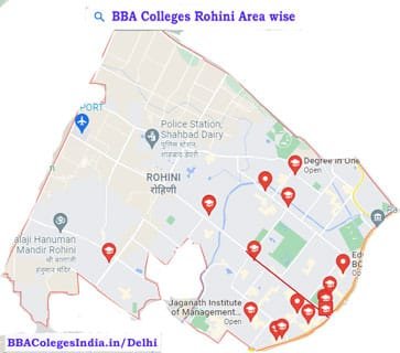 BBA Colleges Rohini sector wise