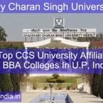 Top CCS University Affiliated BBA Colleges In U.P, India