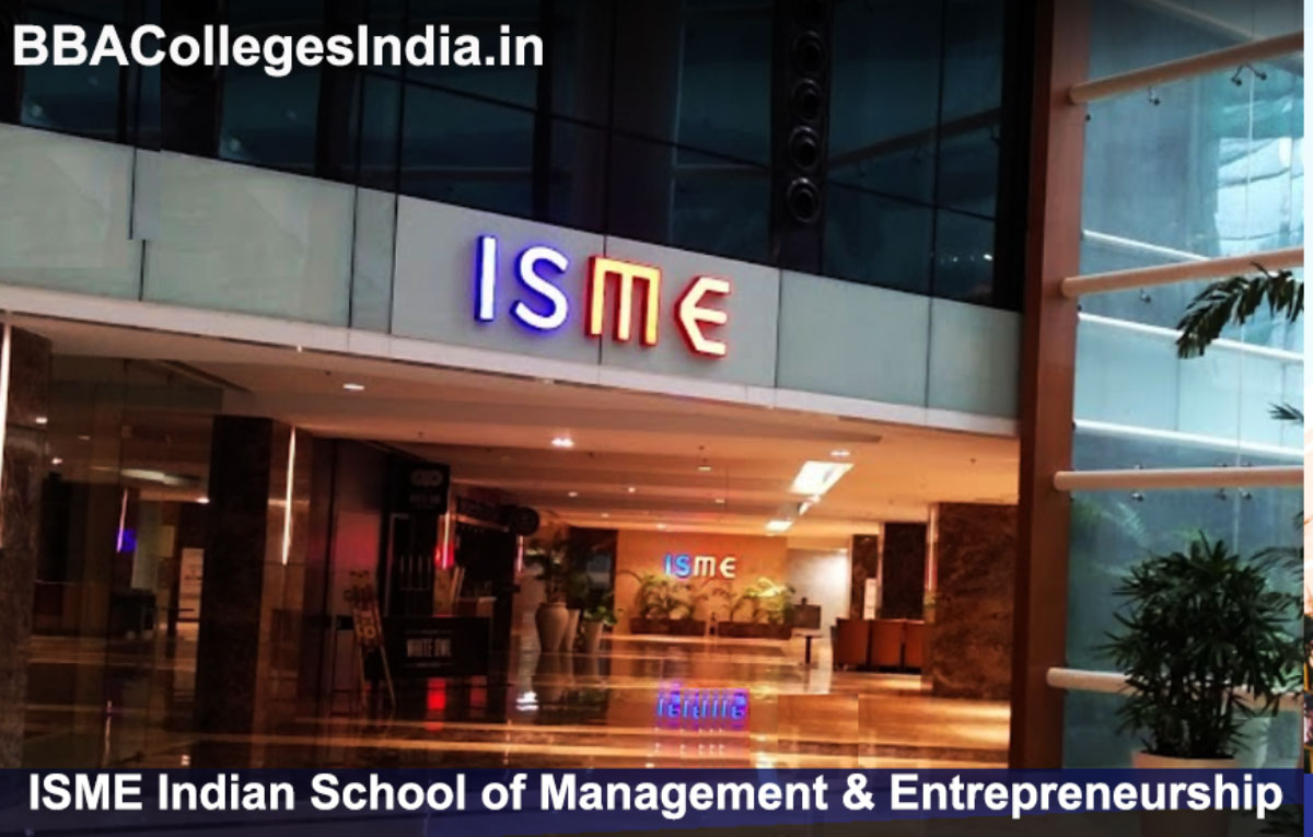 ISME School of Management and Entrepreneurship Admission